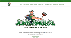 Desktop Screenshot of junk-patrol.com